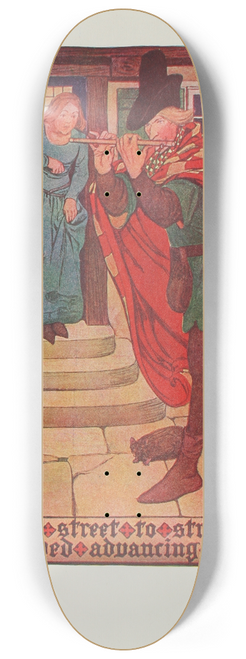 Hope Dunlap - From street to street he piped advancing 8.25 inch art skate deck