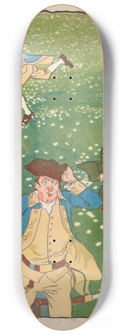 Howard Pyle - Yankee Doodle: An old friend in a new dress Pl.5 8.25 inch art skate deck