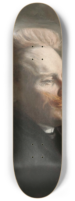 Hugo Simberg - Man With A Red Moustache 8.25 inch art skate deck