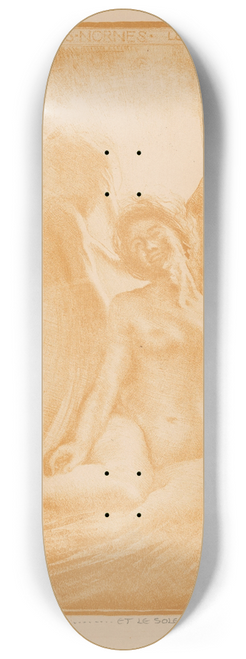 Huib Luns - Drie naakte Nornen 8.25 inch art skate deck