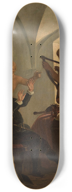 Ignacy Gierdziejewski - Bakfark, lutenist of Queen Bona 8.25 inch art skate deck