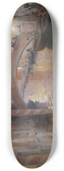 Imre Gergely - Abendstimmung in Venedig 8.25 inch art skate deck