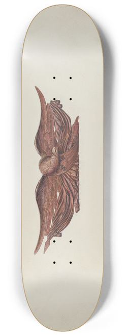 Irving I. Smith - Eagle Stern Piece 8.25 inch art skate deck