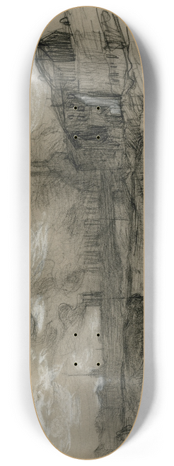 Isaac Israls - Fabrieksterrein langs vaart 8.25 inch art skate deck