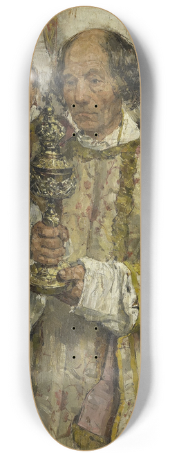 Isaac Israls - Procession in the Old Catholic Church in The Hague 8.25 inch art skate deck
