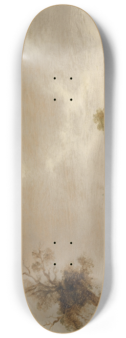Isaac van Ostade - Landscape with Water Course and Farm 8.25 inch art skate deck