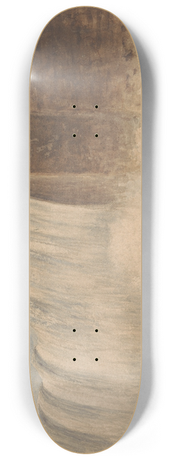 Isaac Weld - View of Niagara Falls with Two Figures on Rock in Right Foreground 8.25 inch art skate deck