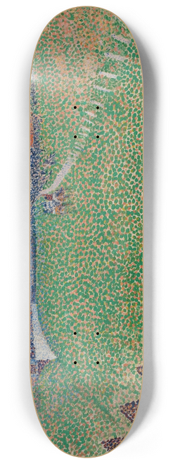 Alfred William Finch - The Wellington Racecourse in Drizzle (Ostende) 8.25 inch art skate deck