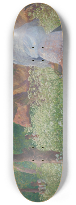 Ivan abota - Girl in a Folk Costume 8.25 inch art skate deck