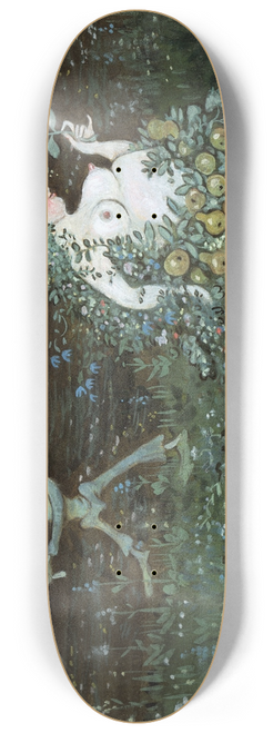 Ivar Arosenius - Life and Death 8.25 inch art skate deck