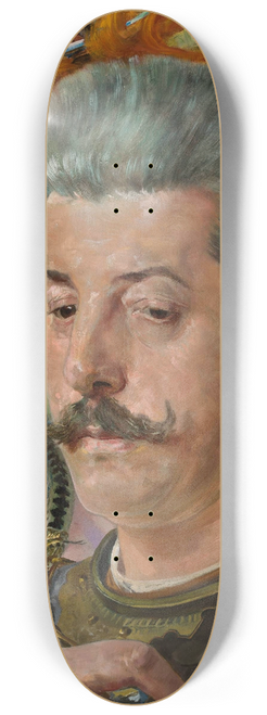Jacek Malczewski - Portrait of Tadeusz Botnicki with medusa 8.25 inch art skate deck