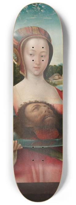 Jacob Cornelisz. van Oostsanen - Salome with the Head of John the Baptist 8.25 inch art skate deck