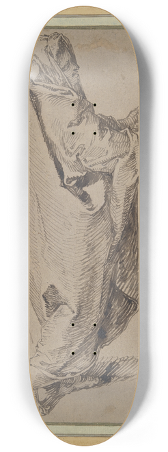 Jacob de Gheyn II - Study for a Standing VirginMary 8.25 inch art skate deck