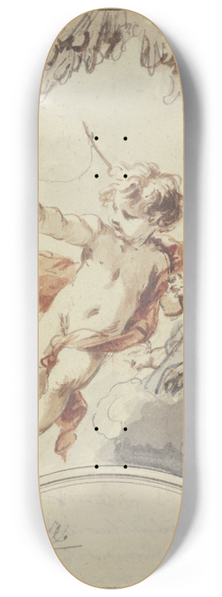 Jacob de Wit - Three cupids 8.25 inch art skate deck