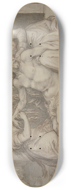 Jacob Matham - The Lamentation of Christ 8.25 inch art skate deck