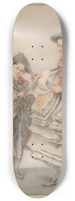 Jacob Perkois - De prentverkoper 8.25 inch art skate deck