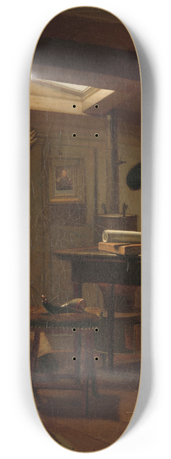 Jacobus Schoemaker Doyer - Jan van Speijk Debating whether to Set Fire to the Gunpowder 8.25 inch art skate deck