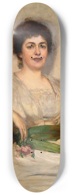 Alice Pike Barney - New England Hostess 8.25 inch art skate deck