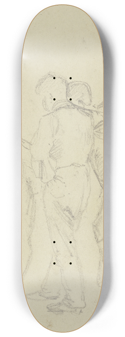 Jakob Becker - Drei Hufschmiede bei der Arbeit 8.25 inch art skate deck