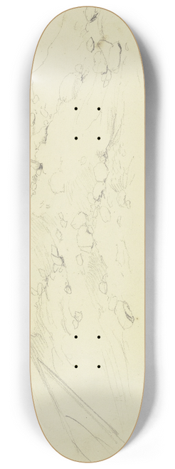 Jakob Becker - Erdaushub, darin ein Spaten 8.25 inch art skate deck
