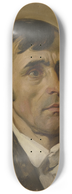 Jakob Becker - Portrait study of a man 8.25 inch art skate deck