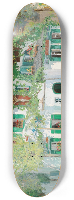 Jakob Koganowsky - Farmhouse in the Summer Light 8.25 inch art skate deck