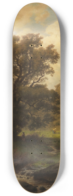 Jakob Maurer - Heuernte im Sen Grndchen bei Mammolshain 8.25 inch art skate deck