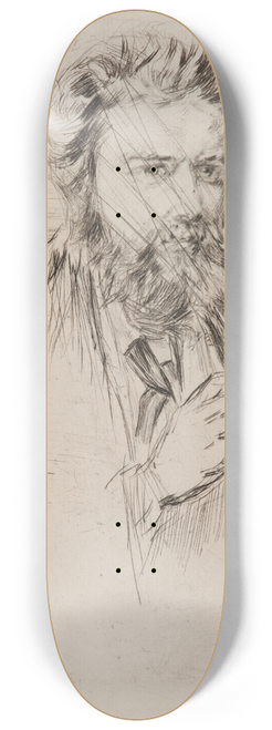 James Abbott McNeill Whistler - Astruc, Editor of L Artiste 8.25 inch art skate deck