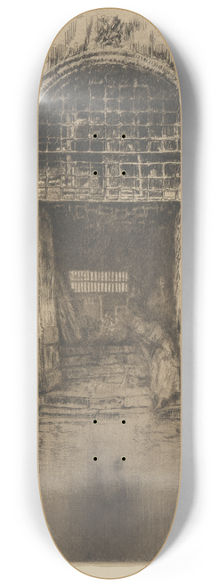 James Abbott McNeill Whistler - The Doorway 8.25 inch art skate deck