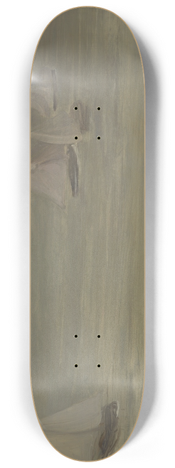 James Abbott McNeill Whistler - Trouville (Grey and Green, the Silver Sea) 8.25 inch art skate deck