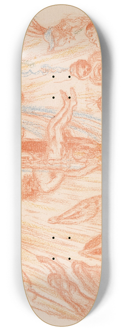 James Ensor - Descent from the Cross 8.25 inch art skate deck