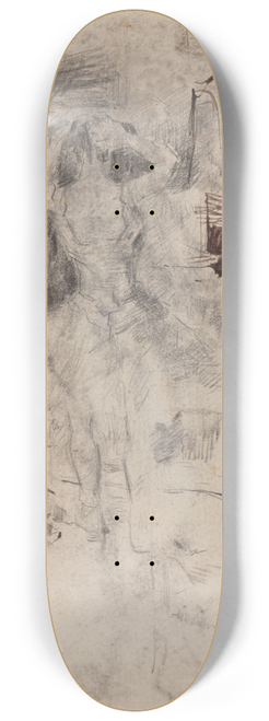 James Ensor - Two Dancers 8.25 inch art skate deck