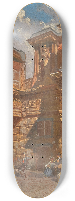 Alois Schnn - Rome, Columns in Torre dei Conti 8.25 inch art skate deck