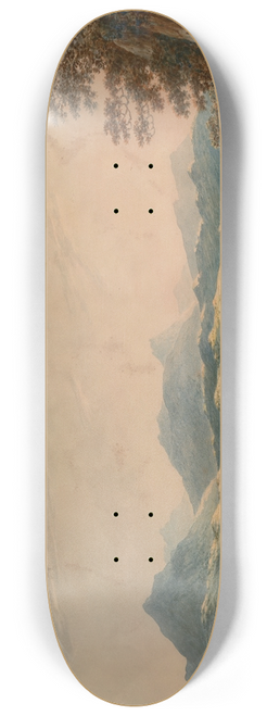 James George Oben - Mountainous Landscape 8.25 inch art skate deck
