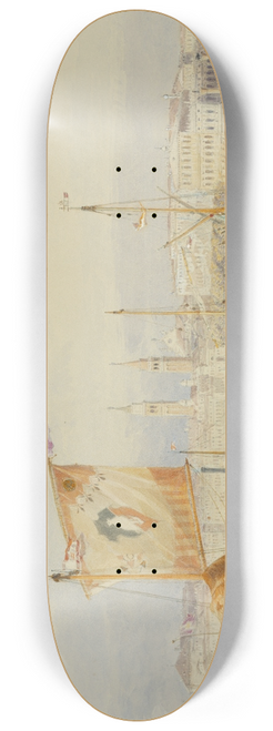James Holland - The Saint Marks Basin, Venice 8.25 inch art skate deck