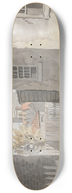 James Miller - Distant View of Church 8.25 inch art skate deck