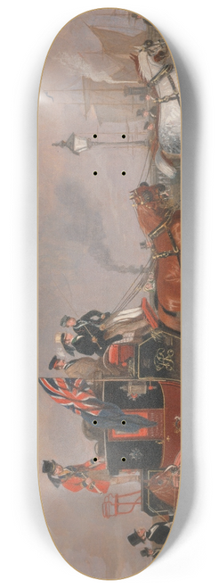 James Pollard - The Last of the Mail Coaches at Newcastle upon Tyne 8.25 inch art skate deck James Pollard - The Last of the Mail Coaches at Newcastle upon Tyne 8.25 inch art skate deck