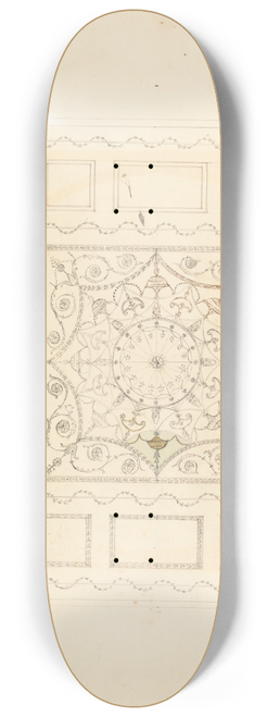 James Wyatt - Design for Ceiling of Ladies Dressing Room at the Pantheon, Oxford Street, London 8.25 inch art skate deck