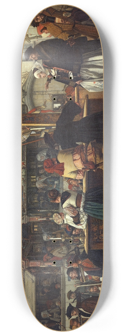Jan August Hendrik Leys - Albrecht Drer Visiting Antwerp in 1520 8.25 inch art skate deck