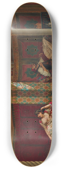 Jan Baptist Huysmans - A Private Meeting 8.25 inch art skate deck
