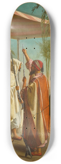 Jan Baptist Huysmans - A Shooting Party 8.25 inch art skate deck