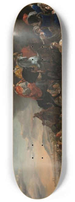 Jan Baptist Weenix - The Dutch Ambassador on his Way to Isfahan 8.25 inch art skate deck