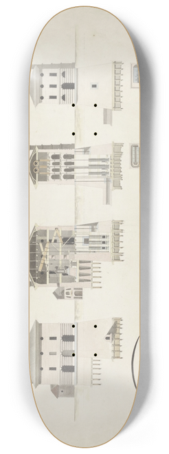 Jan Blanken Jansz. - Tekeningen van de nieuwe stoommachine  negen pompen te Hellevoetsluis 8.25 inch art skate deck