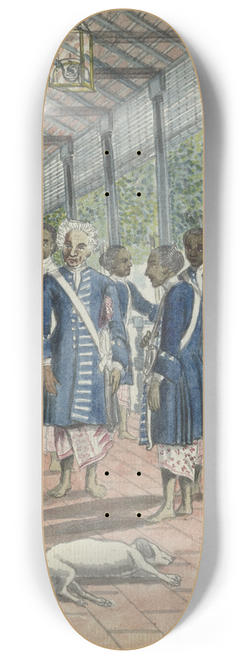 Jan Brandes - De Landraad te Colombo 8.25 inch art skate deck