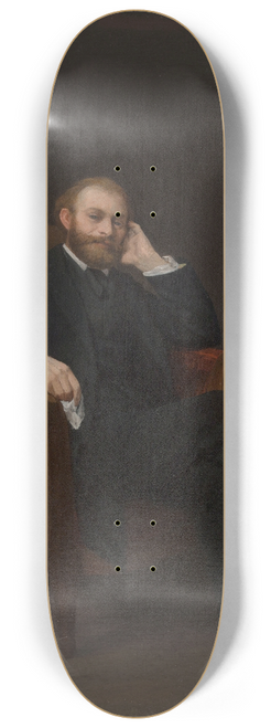 Alphonse Legros - Portrait dEdouard Manet 8.25 inch art skate deck