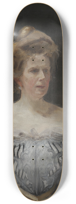 Jan Cigliski - Portrait of Baroness Stackelberg 8.25 inch art skate deck