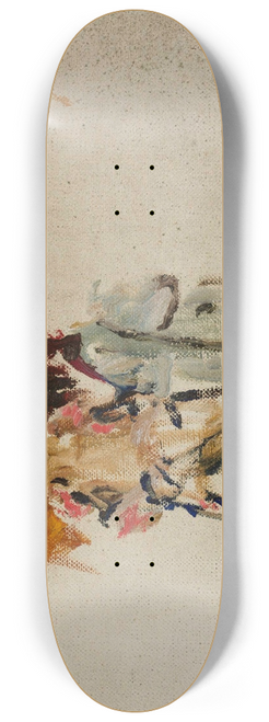 Jan Cigliski - Turkestan  sketch of an inhabitant of Bukhara. From the journey to Turkestan 8.25 inch art skate deck