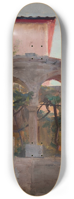 Jan Cigliski - View from Bakhchisaray. From the journey to Crimea 8.25 inch art skate deck