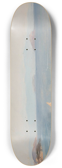 Jan Cigliski - View of the mountainous seaside. From the journey to Constantinople 8.25 inch art skate deck