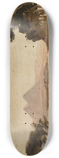 Jan Cigliski - View of the pyramids. From the journey to Egypt 8.25 inch art skate deck